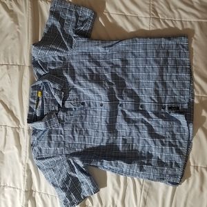 Cabela's CoolMax XL button up short sleeve shirt